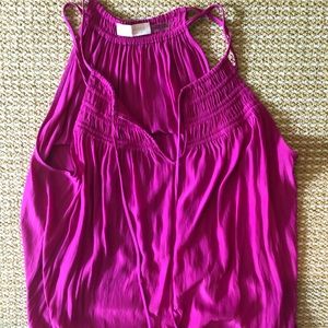 Ramy Brook Pink Marissa Tassel Tank